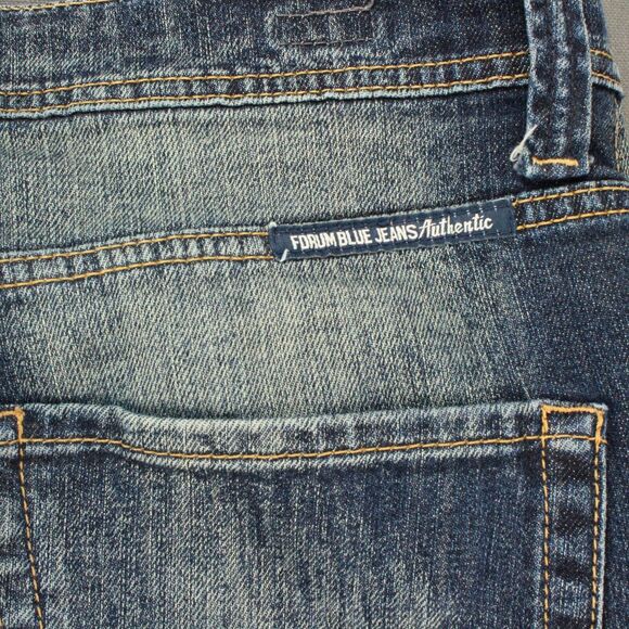 Forum Slim Fit Jeans Mens 33x27 Medium Wash Stretch Denim - Picture 9 of 11